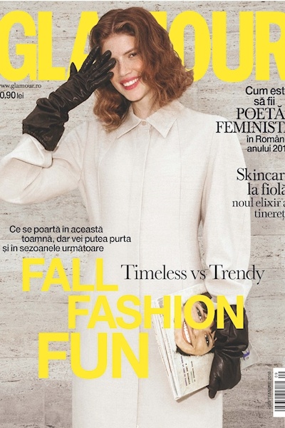 Ioni Guraliuc cover Glamour Romania September 2018