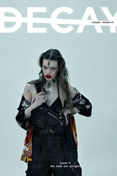 Ami Florea cover and editorial DECAY Magazine 